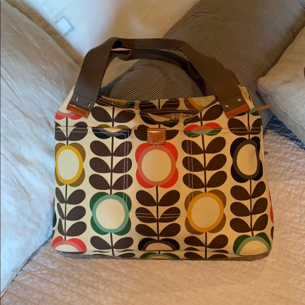 Orla Kiely Purse flower print